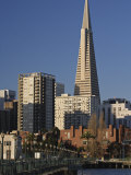 Transamerica Pyramid and Financial District from Pier 9  San Francisco  California