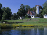 Port Sanilac Lighthouse on Lake Huron  Michigan  USA
