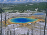 Grand Prismatic Spring  Yellowstone National Park  Wyoming  USA