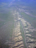 San Andreas Fault and Rift Zone  Elkhorn Plain  California  USA