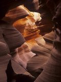 Interior of Lower Antelope Canyon  a Slot Canyon Near Page  Arizona  USA