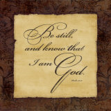 Be still