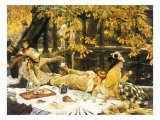 Picnic Lunch by Pool  1876