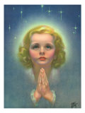 Blonde Girl Praying
