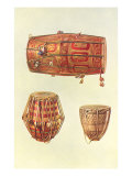 Types of Indian Drums  1888