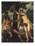 Adam and Eve  1625