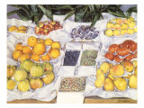 Fruit Displayed on a Stand  1881