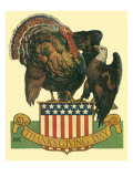 Turkey Shoving Eagle  1931