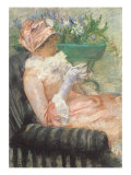 Sipping Tea on Loveseat  1879