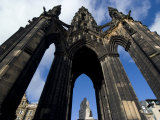 Walter Scott Memorial  Edinburgh  Scotland  United Kingdom  Europe