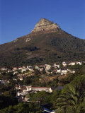 Lion's Head Mountain and Camps Bay  a Suburb of Cape Town  South Africa  Africa