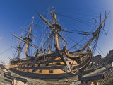 Hms Victory  Flagship of Admiral Horatio Nelson  Portsmouth  Hampshire  England  UK