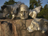 Mask on Sibelius Monument  Helsinki  Finland  Scandinavia  Europe