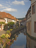 Traditional Houses by the Mill Race  Anweiler  Rheinland-Pfalz Wine Area  Germany