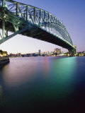 Sydney Harbour Bridge  Circular Quay Pier  Sydney  New South Wales  Australia  Pacific