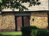 Well Appointed Woodpile  Biatowieza  Podlasie  Poland  Europe