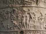 Detail of Trajan's Column  Rome  Lazio  Italy  Europe