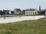 Beach at Ile Tudy  Near Loctudy  Southern Finistere  Brittany  France  Europe