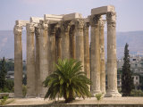 Corinthian Columns of the Temple of Zeus Dating from Between 174 BC and 132 AD  Athens  Greece