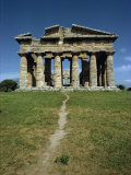Temple of Neptune at Paestum  Near Salerno  Campania  Italy  Europe