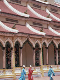 Caodai Great Temple  Tay Ninh Town  Vietnam  Indochina  Southeast Asia