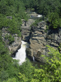 Linville Falls  Linville River Near the Blue Ridge Parkway  Appalachian Mountains  North Carolina