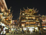 Yuyuan Garden Bazaar Buildings Founded by Ming Dynasty Pan Family  Shanghai  China