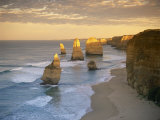 Twelve Apostles Along the Coast on the Great Ocean Road in Victoria  Australia  Pacific