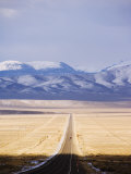 US Route 50  the Loneliest Road in America  Nevada  USA