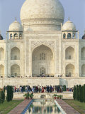 Taj Mahal  UNESCO World Heritage Site  Agra  Uttar Pradesh State  India