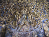Statue of Avalokitesvara with One Thousand Arms  Dazu Buddhist Rock Sculptures  China