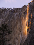 Horsetail Falls  Yosemite Valley  Yosemite National Park  California  USA