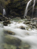 Routeburn Falls on the Routeburn Track  Fiordland National Park  South Island  New Zealand