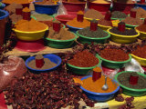 Spices on Sale in Market  Tunisia  North Africa  Africa