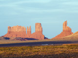 Sandstone Bluffs in Monument Valley Navajo Tribal Park  Arizona  USA