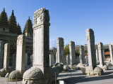 Five Towered Temple and Ancestral Tombs at Zhen Jue Temple  Beijing  China
