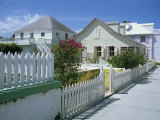 Street Scene and Houses  New Plymouth  Green Turtle Cay  Bahamas  West Indies  Central America