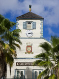 Courthouse in the Dutch Capital of Philipsburg  St Maarten  Leeward Islands  West Indies