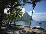 Pitons  St Lucia  Windward Islands  West Indies  Caribbean  Central America