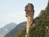 Rock Outcrop in Three Parallel Gorges National Park  Liming Town  Yunnan Province  China