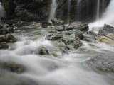 Routeburn Falls on the Routeburn Track  Fiordland National Park  South Island  New Zealand