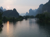 Li River in Yangshuo  Near Guilin  Guangxi Province  China