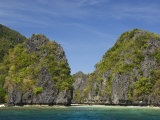 Miniloc Island  Big Lagoon  Bacuit Bay  El Nido Town  Palawan Province  Philippines  Southeast Asia