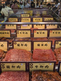 Store Selling Pressed Meat Sheets  a Speciality of Macau  Macau  China