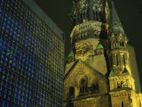 Remembrance Church and the Kaiser Wilhelm Memorial Church  Kurfurstendam  Berlin  Germany