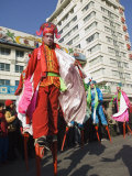 Stilt Walkers  Chinese New Year  Spring Festival  Beijing  China