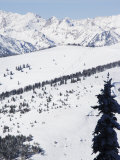 Vail Ski Resort and the Gore Mountains  Vail  Colorado  United States of America  North America