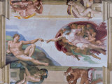 Michelangelo  the Creation of Adam in the Sistine Chapel  Vatican  Rome  Lazio  Italy  Europe