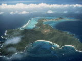 Aerial View over Tropical Island  Tobago  West Indies  Caribbean  Central America