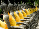 Buddha Statues  Ayuthaya  Thailand  Southeast Asia